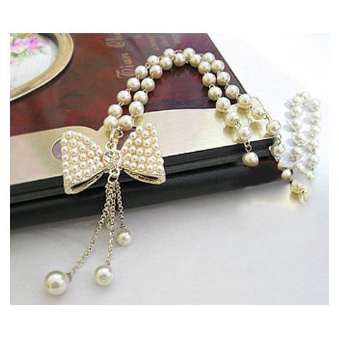RoseGal New Arrival Bowknot and Olivet Embellish Necklace For Female