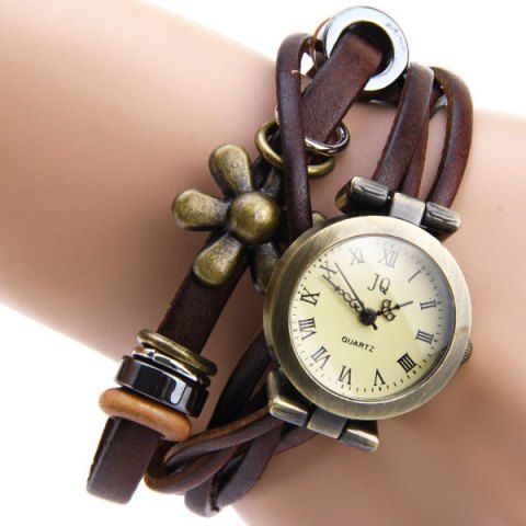 RoseGal JQ Lady Quartz Wrist Flower Watch