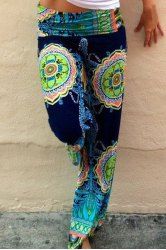 Stylish Mid-Waisted Printed Loose-Fitting Women's Exumas Pants