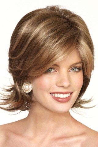 RoseGal Medium Middle Part Wave Capless Synthetic Wig