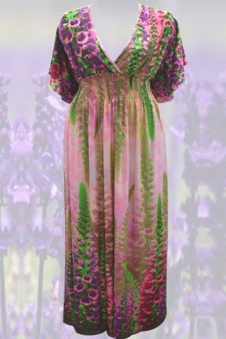 RoseGal Floral Print Plus Size Maxi Dress