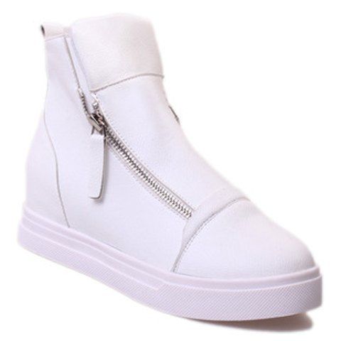 RoseGal Solid Color Design Sneakers For Women
