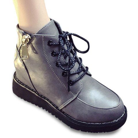 RoseGal Zip Design Short Boots For Women