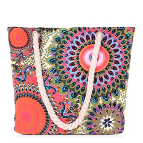 Fancy Casual Multicolor and Floral Print Design Shoulder Bag For Women COLORMIX