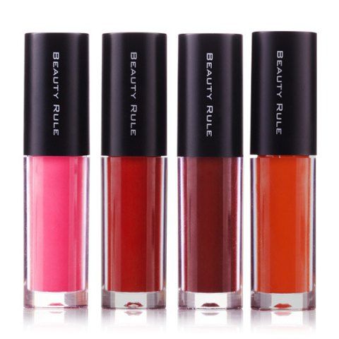Stylish 4 PCS 4 Colours Long Lasting Moisturize Lip Gloss Gift Box