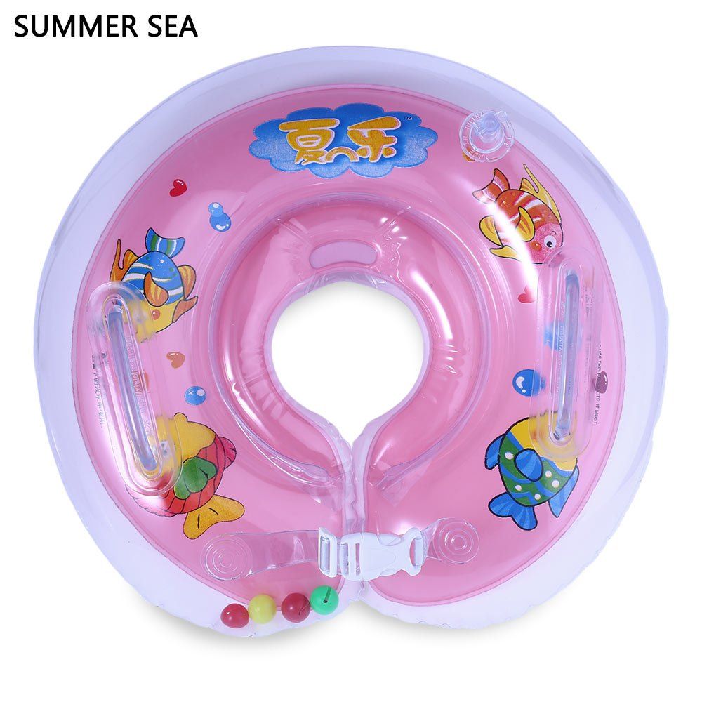 Summer Sea Baby Swimming Circle Inflatable Neck Float Bathing Safety Tube Ring